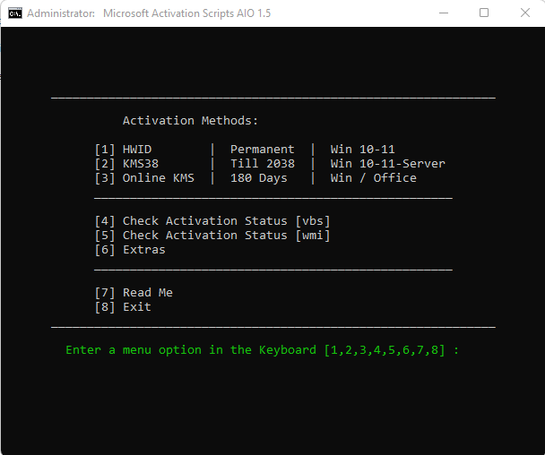 Activation Script 1.5 – Active Windows 10/ 11 và Microsoft office ...